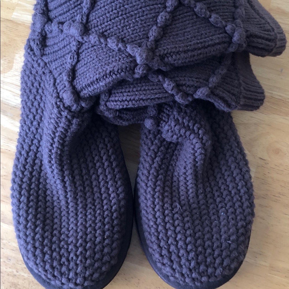 Woman’s Cozy Knit Alaska Y2k VTG UGG Slipper sock Boots